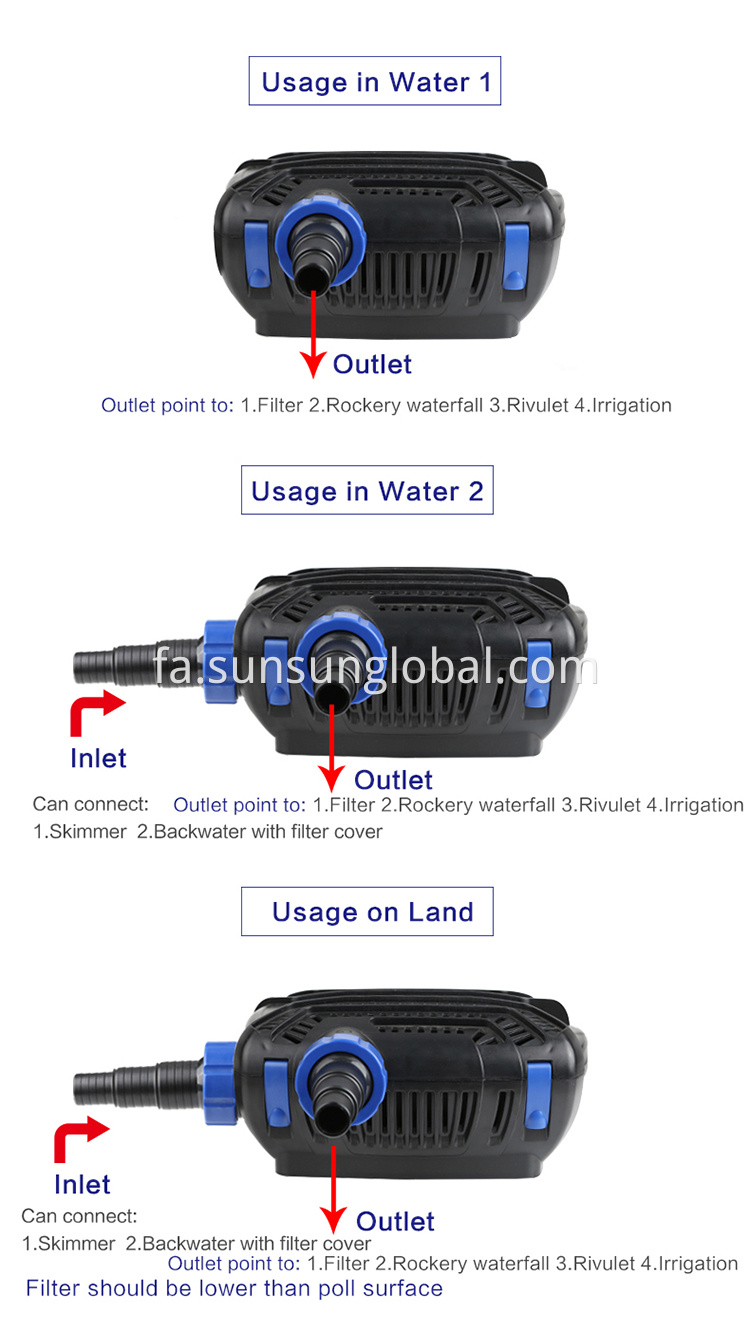 دستگاه پمپ آب آبیاری مزرعه کارآمد با کیفیت بالا